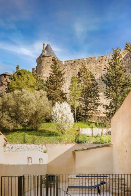 Longue Vie A La Reine - Piscine - Chateau Carcassonne Exterior photo