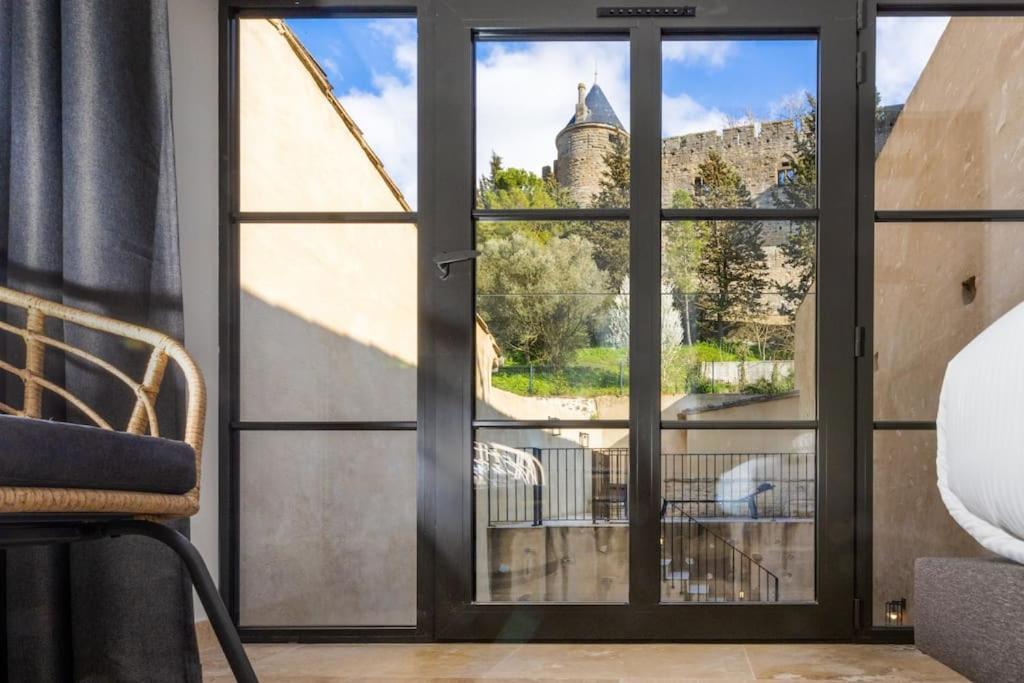 Longue Vie A La Reine - Piscine - Chateau Carcassonne Exterior photo